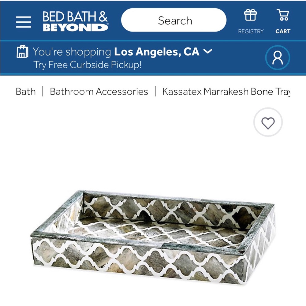 BATHROOM VANITY TRAYS (2) - Moroccan Makeup Trays